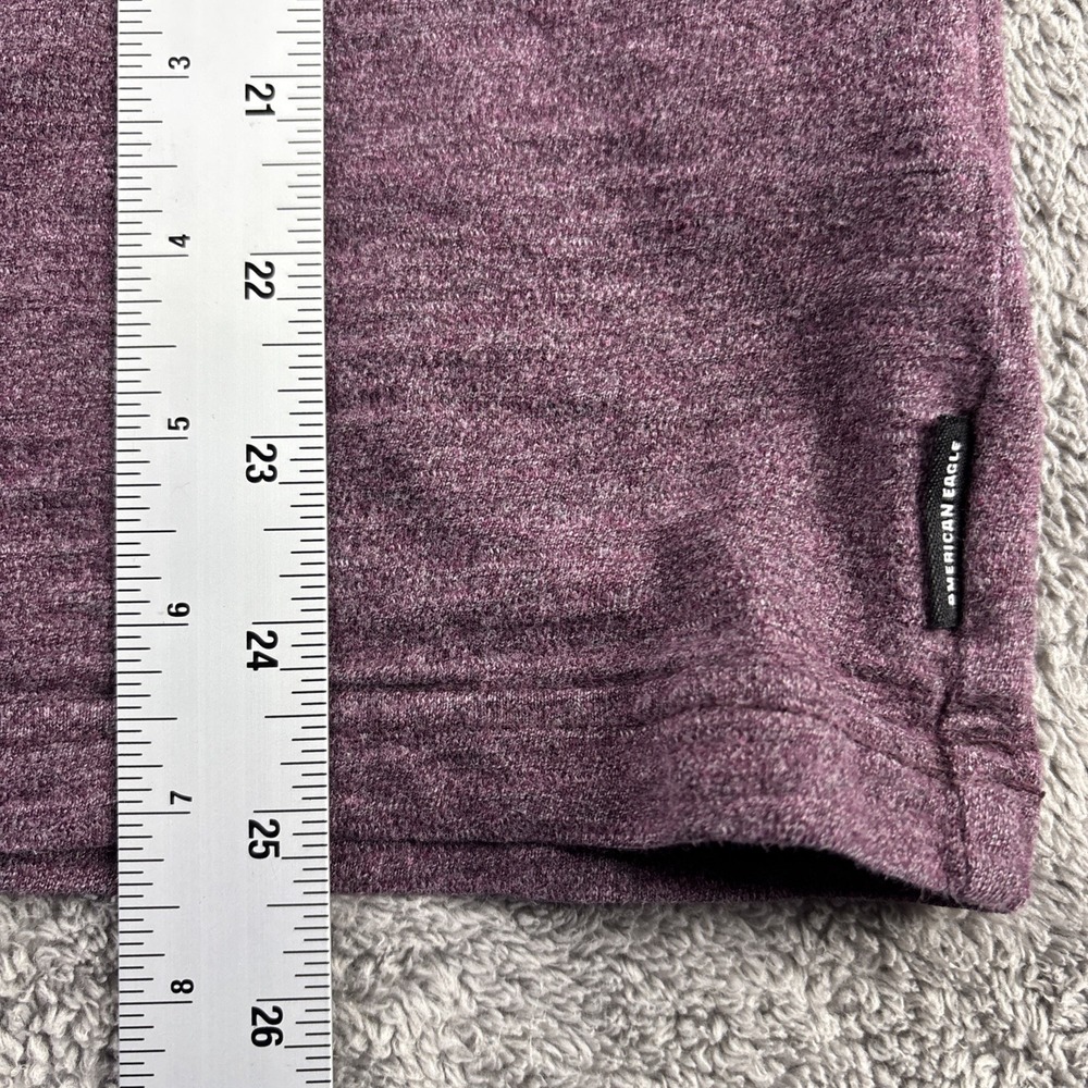 American Eagle Polo Shirt Mens‎ Medium Purple Super Soft Standard Fit - Picture 3 of 11